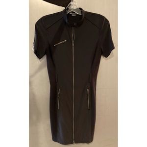 Black Armani Exchange belted dress Size S